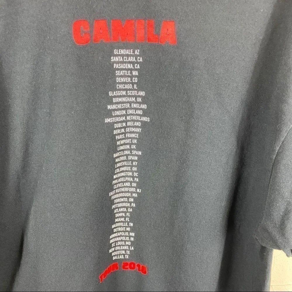 CAMILA CABELLO Tour black tee - Picture 4 of 6
